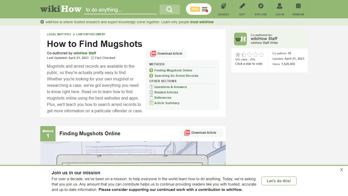 How to Find Mugshots: 11 Steps (with Pictures) - wikiHow